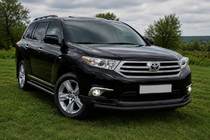 Toyota Highlander 2008-2013 Frontschutzbügel ST008 Black (2010-2013, Edelstahl) Foto 3