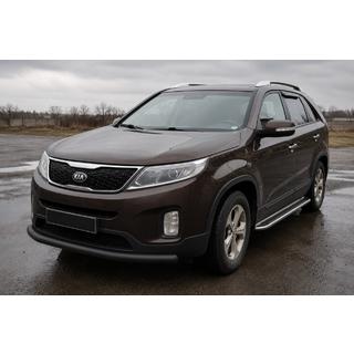 Frontschutzbügel ST008 Black (2013-2015, Edelstahl) Kia Sorento II XM 2009-2014 Foto 1