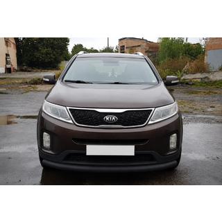 Frontschutzbügel ST008 Black (2013-2015, Edelstahl) Kia Sorento II XM 2009-2014 Foto 2