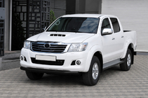 Toyota Hilux 2006-2015 Frontschutzbügel ST008 Black (Edelstahl) Foto 3