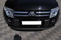 Mitsubishi Pajero Wagon III 1999-2006 Frontschutzbügel ST008 Black (Edelstahl) Foto 2