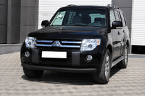 Mitsubishi Pajero Wagon III 1999-2006 Frontschutzbügel ST008 Black (Edelstahl) Foto 1