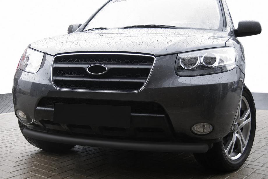 Hyundai Santa Fe 2 2006-2012 Frontschutzbügel ST008 Black (Edelstahl) Image