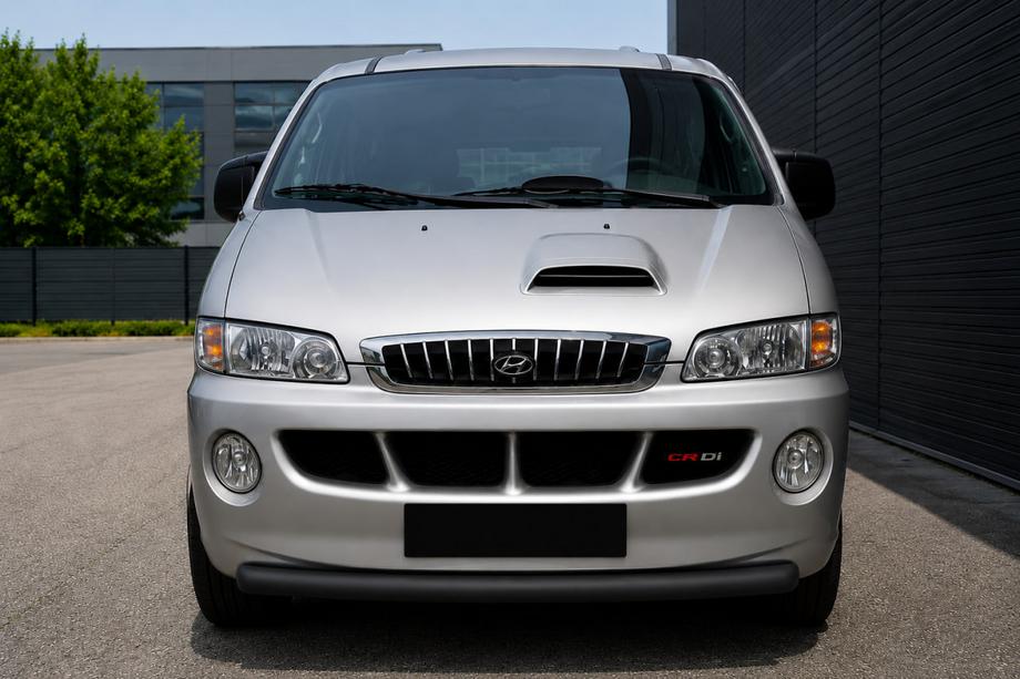 Hyundai H200, H1, Starex 1998-2007 Frontschutzbügel ST008 Black (Edelstahl) Image