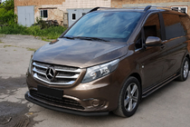 Mercedes Vito/V-class W447 2014- Frontschutzbügel ST008 Black (Edelstahl) Foto 2