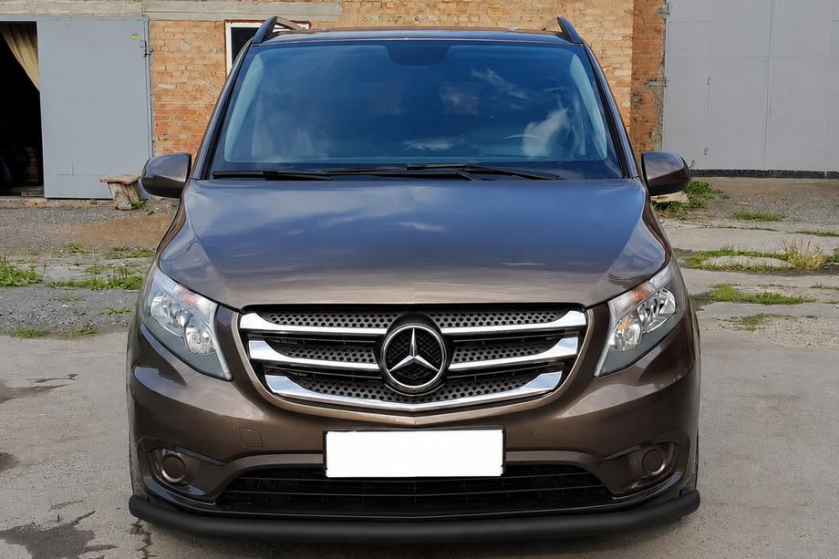 Mercedes Vito/V-class W447 2014- Frontschutzbügel ST008 Black (Edelstahl) Image
