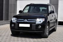 Mitsubishi Pajero Wagon IV 2006-2021 Frontschutzbügel ST008 Black (Edelstahl) Foto 2