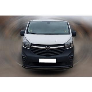 Frontschutzbügel ST008 Schwarz (Edelstahl) Opel Vivaro 2015-2019 Foto 1