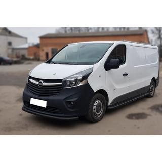 Frontschutzbügel ST008 Schwarz (Edelstahl) Opel Vivaro 2015-2019 Foto 2