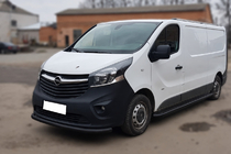 Fiat Talento 2016- Frontschutzbügel ST008 Schwarz (Edelstahl) Foto 2