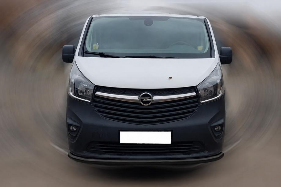 Renault Trafic 2015- Frontschutzbügel ST008 Schwarz (Edelstahl) Image