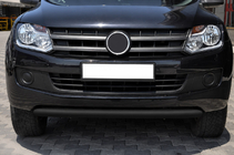 Volkswagen Amarok 2010-2022 Frontschutzbügel ST008 Schwarz (Edelstahl) Foto 3