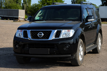 Nissan Navara 2006-2015 Frontschutzbügel ST008 Schwarz (Edelstahl) Foto 1
