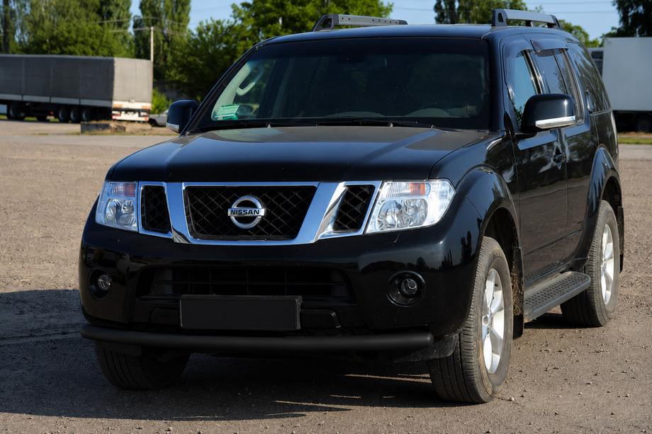 Nissan Navara 2006-2015 Frontschutzbügel ST008 Schwarz (Edelstahl) Image