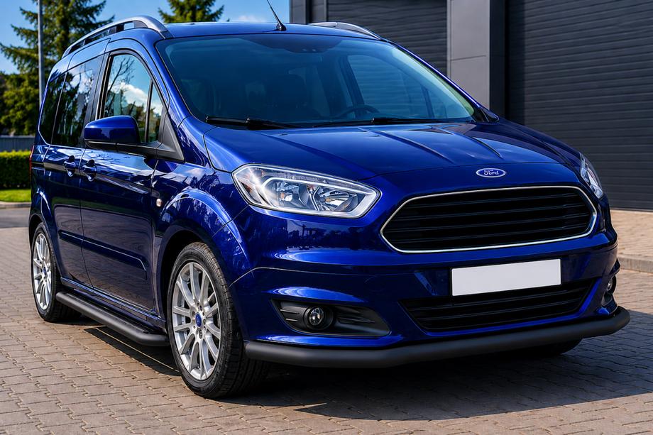 Ford Courier 2014-2023 Frontschutzbügel ST008 Schwarz (Edelstahl) Image