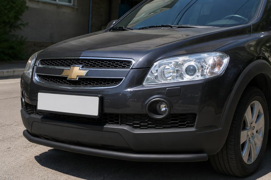 Chevrolet Captiva 2006-2019 Frontschutzbügel ST008 Schwarz (Edelstahl) Image