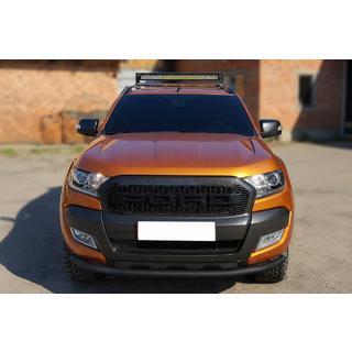 Frontschutzbügel ST008 Schwarz (Edelstahl) Ford Ranger 2011–2022 Foto 1