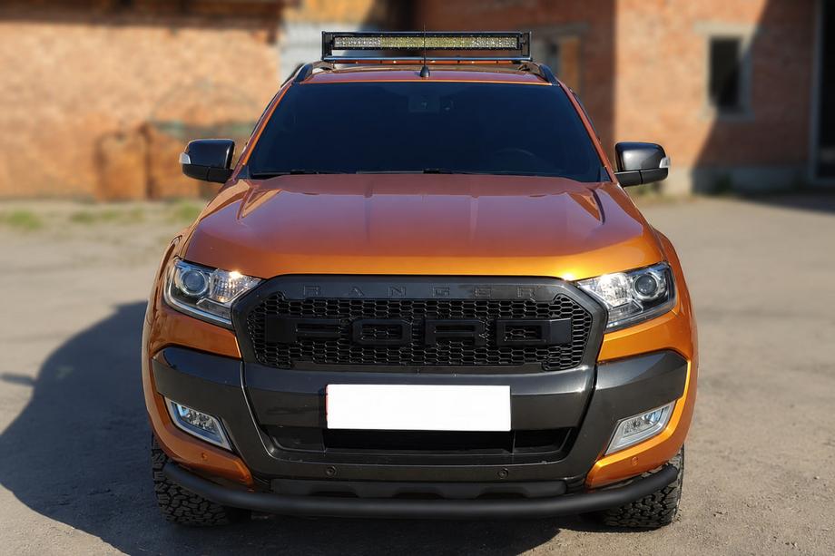 Ford Ranger 2011–2022 Frontschutzbügel ST008 Schwarz (Edelstahl) Image