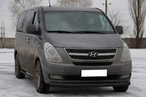 Hyundai H300, H1, Starex 2008-2020 Frontschutzbügel ST008 Schwarz (Edelstahl) Foto 2