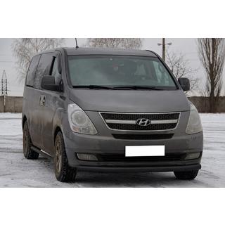 Frontschutzbügel ST008 Schwarz (Edelstahl) Hyundai H300, H1, Starex 2008-2020 Foto 2