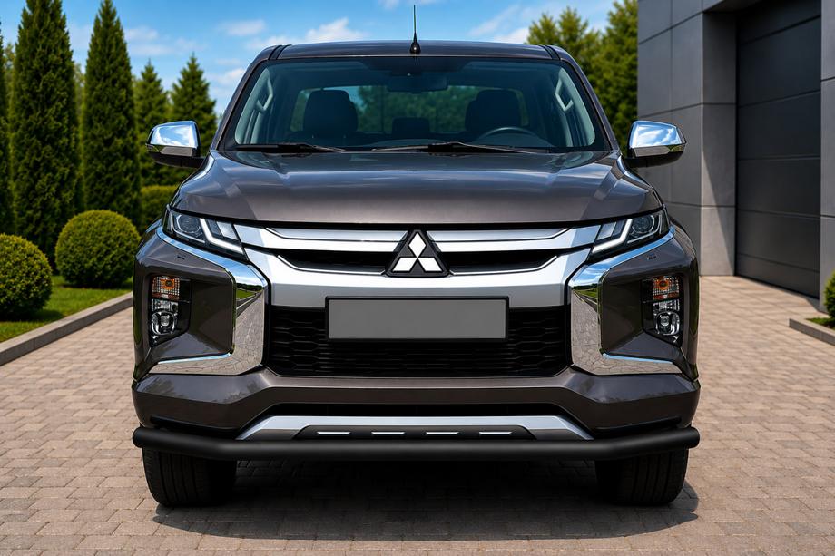 Fiat Fullback 2016- Frontschutzbügel ST008 Schwarz (Edelstahl) Image