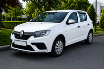 Renault Sandero 2013-2022 Frontschutzbügel ST008 Schwarz (Edelstahl) Foto 1