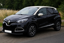 Renault Captur 2013-2019 Frontschutzbügel ST008 Schwarz (Edelstahl) Foto 1