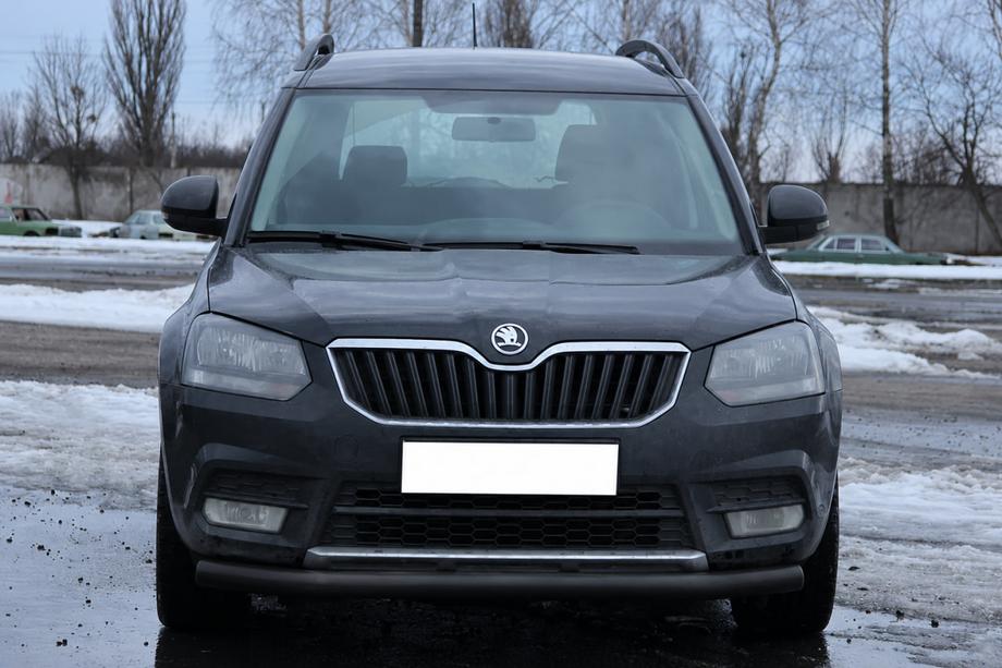 Skoda Yeti 2009-2017 Frontschutzbügel ST008 Schwarz (Edelstahl) Image
