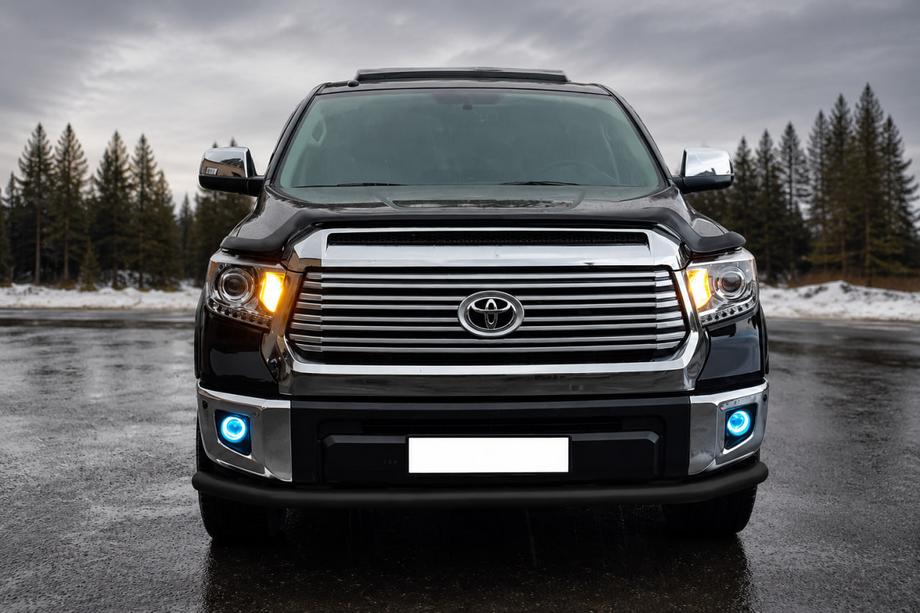 Toyota Tundra 2007-2021 Frontschutzbügel ST008 Schwarz (Edelstahl) Image