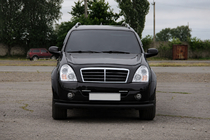 SsangYong Rexton I 2001-2017 Frontschutzbügel ST008 Schwarz (Edelstahl) Foto 2