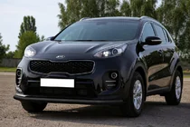 Kia Sportage 2015-2021 Frontschutzbügel ST008 Schwarz (Edelstahl) Foto 1