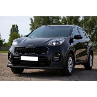 Frontschutzbügel ST008 Schwarz (Edelstahl) Kia Sportage 2015-2021 Foto 1