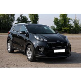 Frontschutzbügel ST008 Schwarz (Edelstahl) Kia Sportage 2015-2021 Foto 2