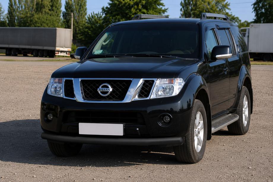 Nissan Pathfinder R51 2005-2014 Frontschutzbügel ST008-1 Black (Edelstahl) Image