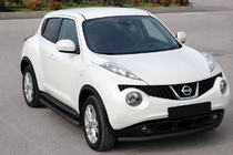 Nissan Juke 2010-2019 Frontschutzbügel ST008-2 Black (Edelstahl) Foto 1