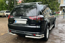 Mitsubishi Pajero Sport 2008-2015 Heckschutz AK003-Double (2 Stk., Edelstahl) Foto 1