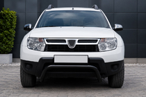 Dacia Duster 2008-2018 Frontschutz ST011 Black (Edelstahl) Foto 1