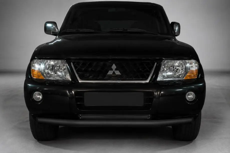 Mitsubishi Pajero Wagon III 1999-2006 Frontschutzbügel ST014 Schwarz (Edelstahl) Image
