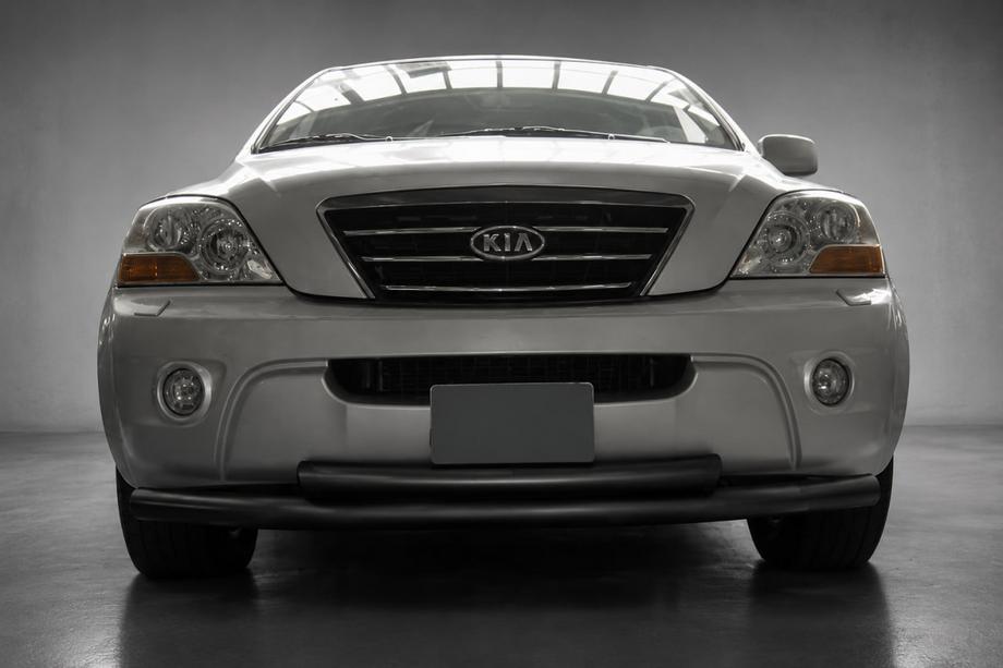Kia Sorento I BL 2002-2009 Frontschutzbügel ST014 Schwarz (Edelstahl) Image