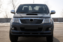 Toyota Hilux 2006-2015 Frontschutzbügel ST014 Schwarz (Edelstahl) Foto 1