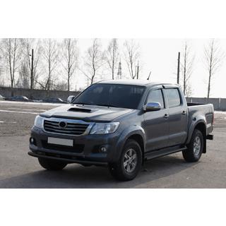 Frontschutzbügel ST014 Schwarz (Edelstahl) Toyota Hilux 2006-2015 Foto 2