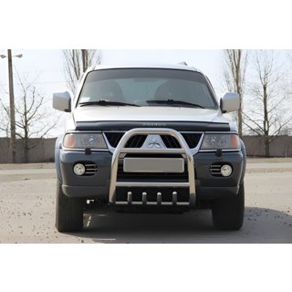Frontbügel QT007 (Edelstahl) Mitsubishi Pajero Sport 1996-2007 Foto 1