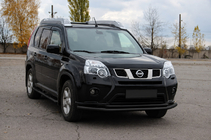 Nissan X-trail T31 2007-2014 Frontschutzbügel ST014 Black (Edelstahl) Foto 2