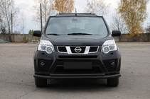Nissan X-trail T31 2007-2014 Frontschutzbügel ST014 Black (Edelstahl) Foto 3