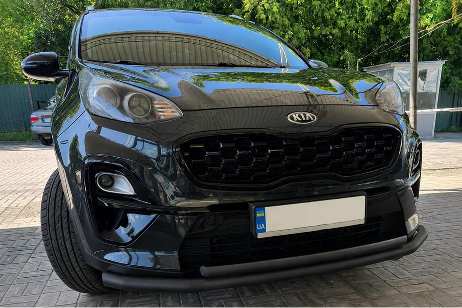 Kia Sportage 2015-2021 Frontschutzbügel ST014 Black (Edelstahl) Image