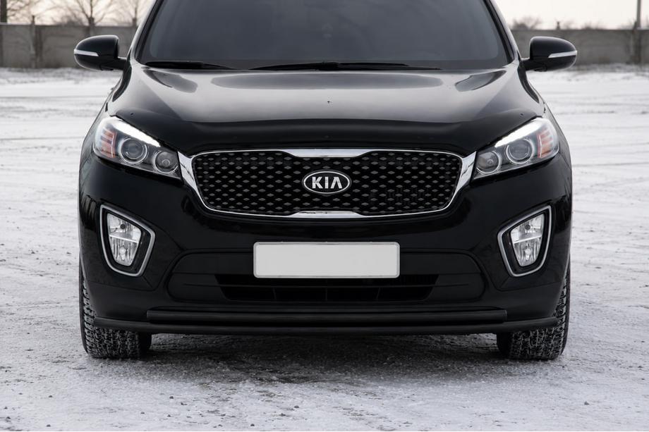 Kia Sorento III UM 2014-2020 Frontschutzbügel ST014 60/42 mm Black (Edelstahl) Foto 4