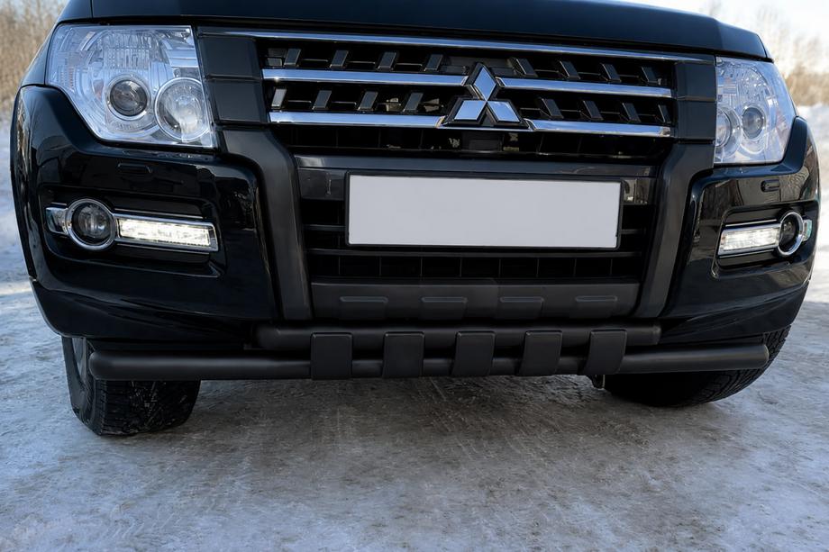 Mitsubishi Pajero Wagon IV 2006-2021 Frontschutzbügel ST015 Black (Edelstahl) Image