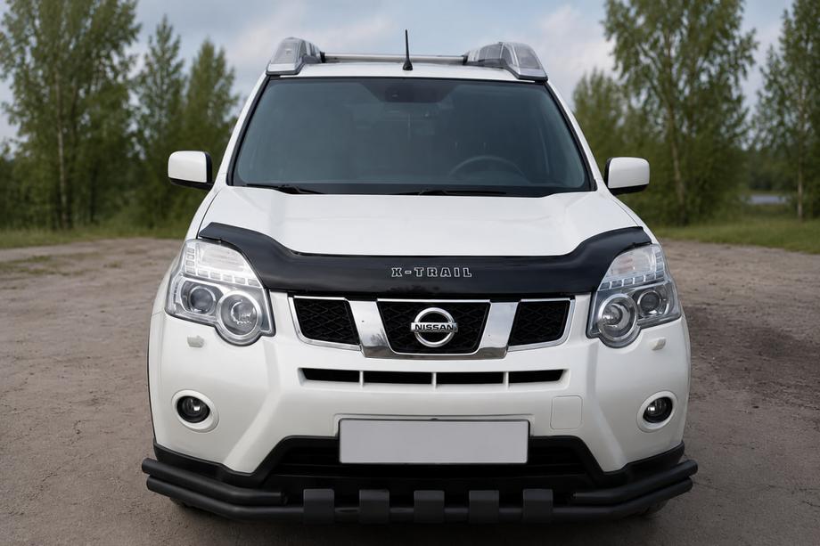 Nissan X-trail T31 2007-2014 Frontschutzbügel ST015 Black (Edelstahl) Image