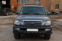 Lexus LX470 1998-2007 Frontschutzbügel ST015 Black (Edelstahl) Foto 1