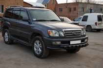 Lexus LX470 1998-2007 Frontschutzbügel ST015 Black (Edelstahl) Foto 2